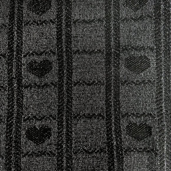 VTG Metallic Heart Sweater - Picture 5 of 10